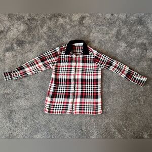 Vintage 90s Plaid Shacket Size‎ Medium Cabincore Winter